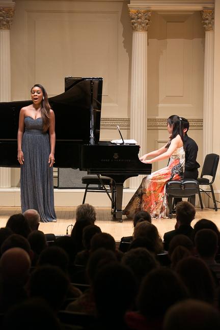 Onadek performing at Carnegie Hall.